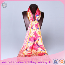 High quality wholesale new arrival ladies 100% indian silk scarf